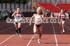 Senior womens 100 metres, North Eastern Track and Field Champs, Gateshead Stadium. Photo: David T. Hewitson/Sports for All Pics